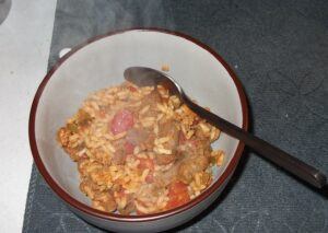 Dove and Sausage Jambalaya