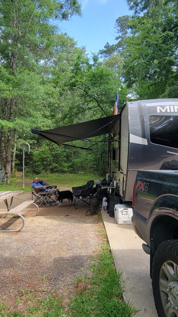 Lake Livingston State Park Campsite