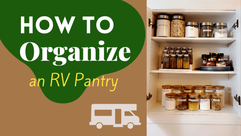 How to Organize an RV Pantry