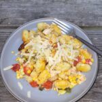 Corn and Tomato Gnocchi Foil Packets